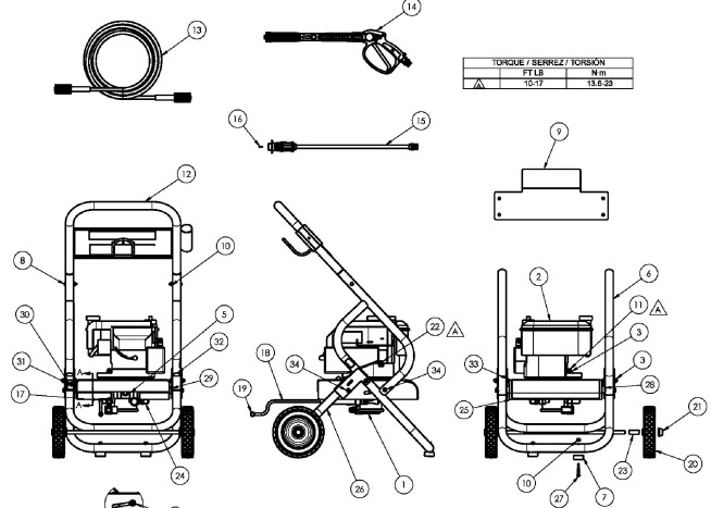 COLEMAN POWERMATE PW0902200.02 power washer parts